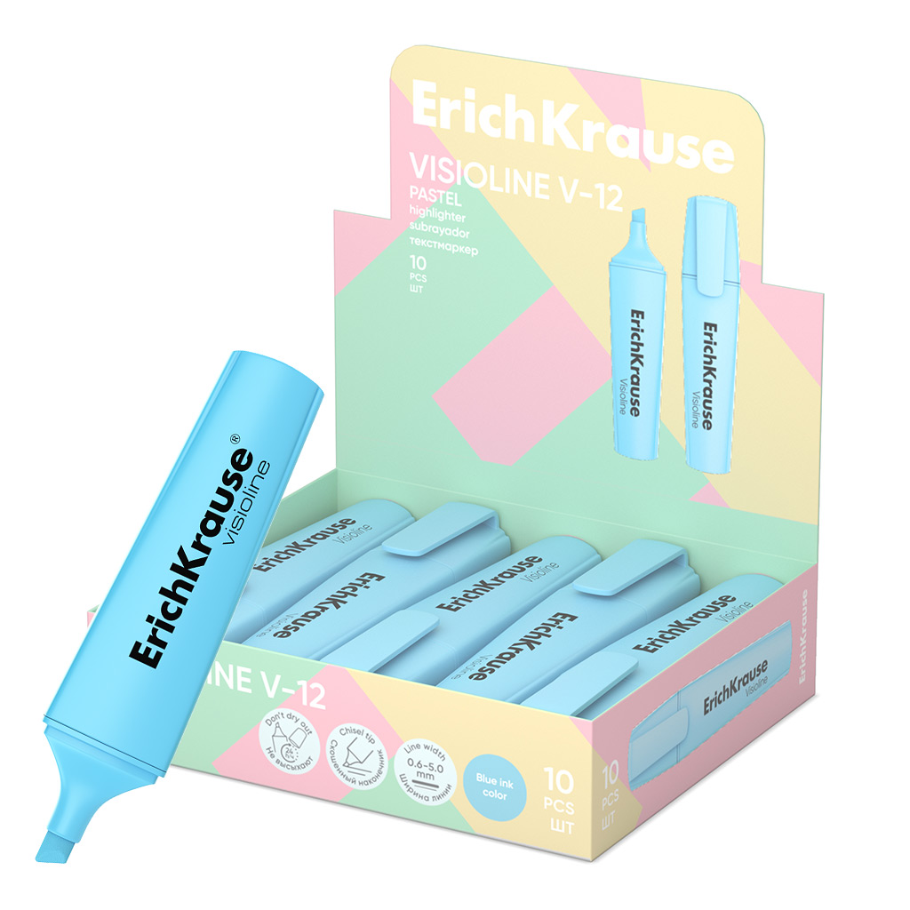 ����������� ErichKrause� "Visioline V-12 Pastel" �������, 0,6-5��