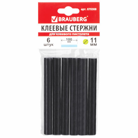 ������� ������� BRAUBERG d=11��,����� 100�� ������ (6��)