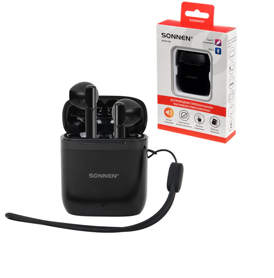 �������� �������� ������������ SONNEN EP-BH10B TWS,� ����������,Bluetooth 5.3, ������