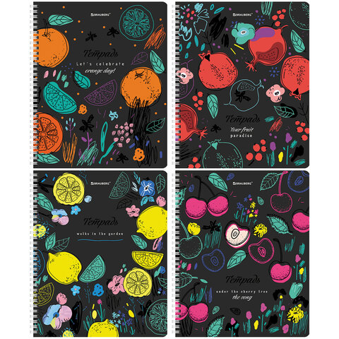 �������  96� ������ �� ������ BRAUBERG "Bright Fruits"
