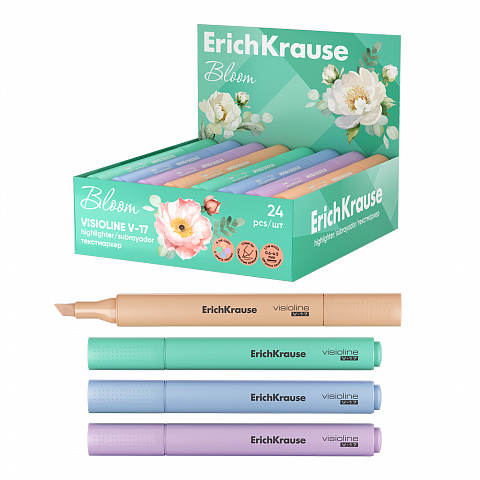 ����������� ErichKrause� Visioline V-17 Pastel Bloom 0,6-4,5��,�������