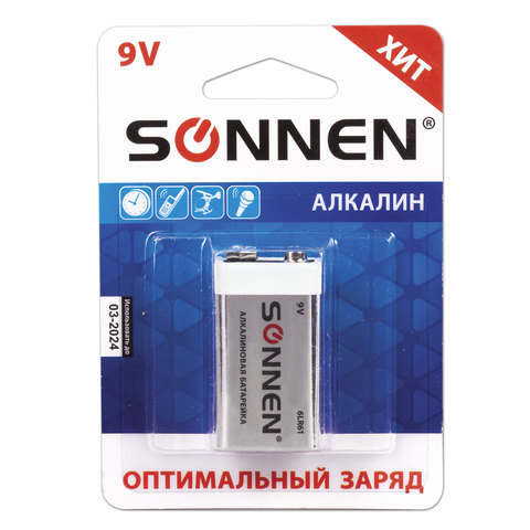 ������� ������� ����� (6LR61) SONNEN �������(1��)