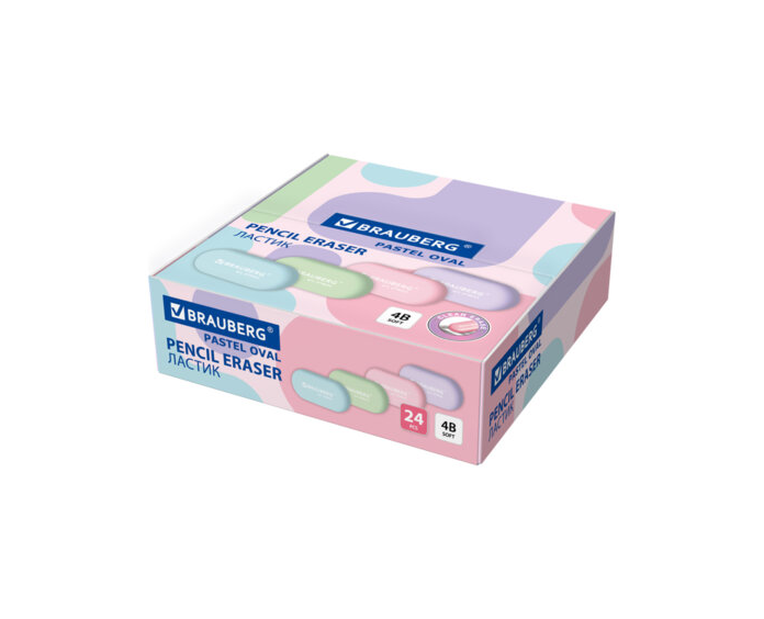������ BRAUBERG "PASTEL OVAL" ��������,�������,50�23�10��