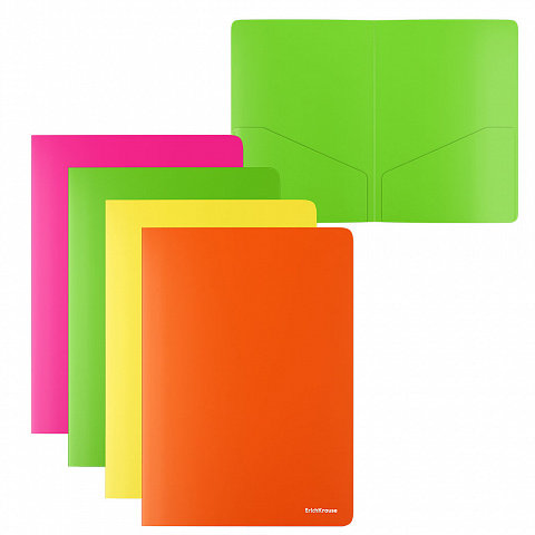 �����-������ �4 180��� ErichKrause� "Glossy Neon" ������.,2 �������,�������