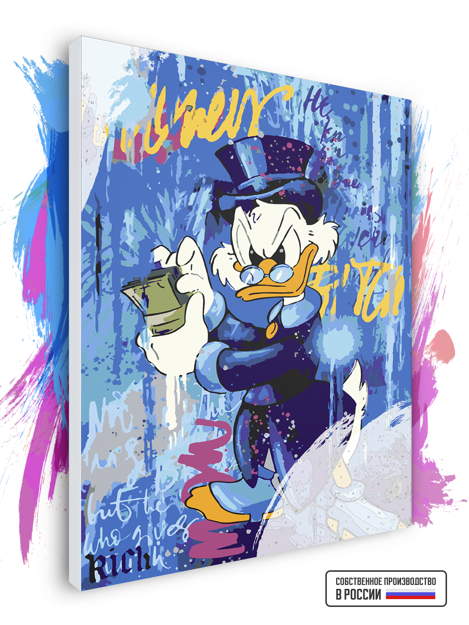 ������� �� ������� �� ������ 40*50�� Krasivokrasim "Scrooge Mcduck Art"